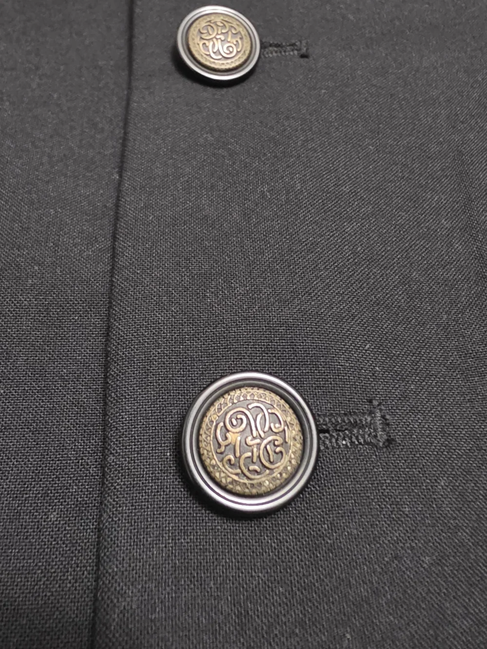 John Blair black formal blazer, size 38R. Classic three-button